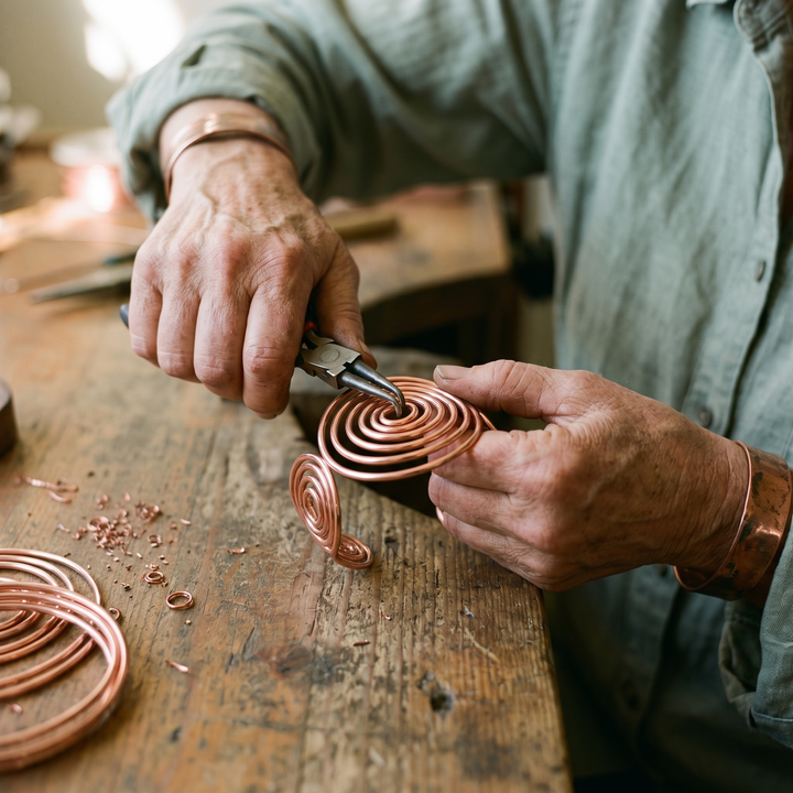 Parker's Spiral Copper Bracelet (FREE)