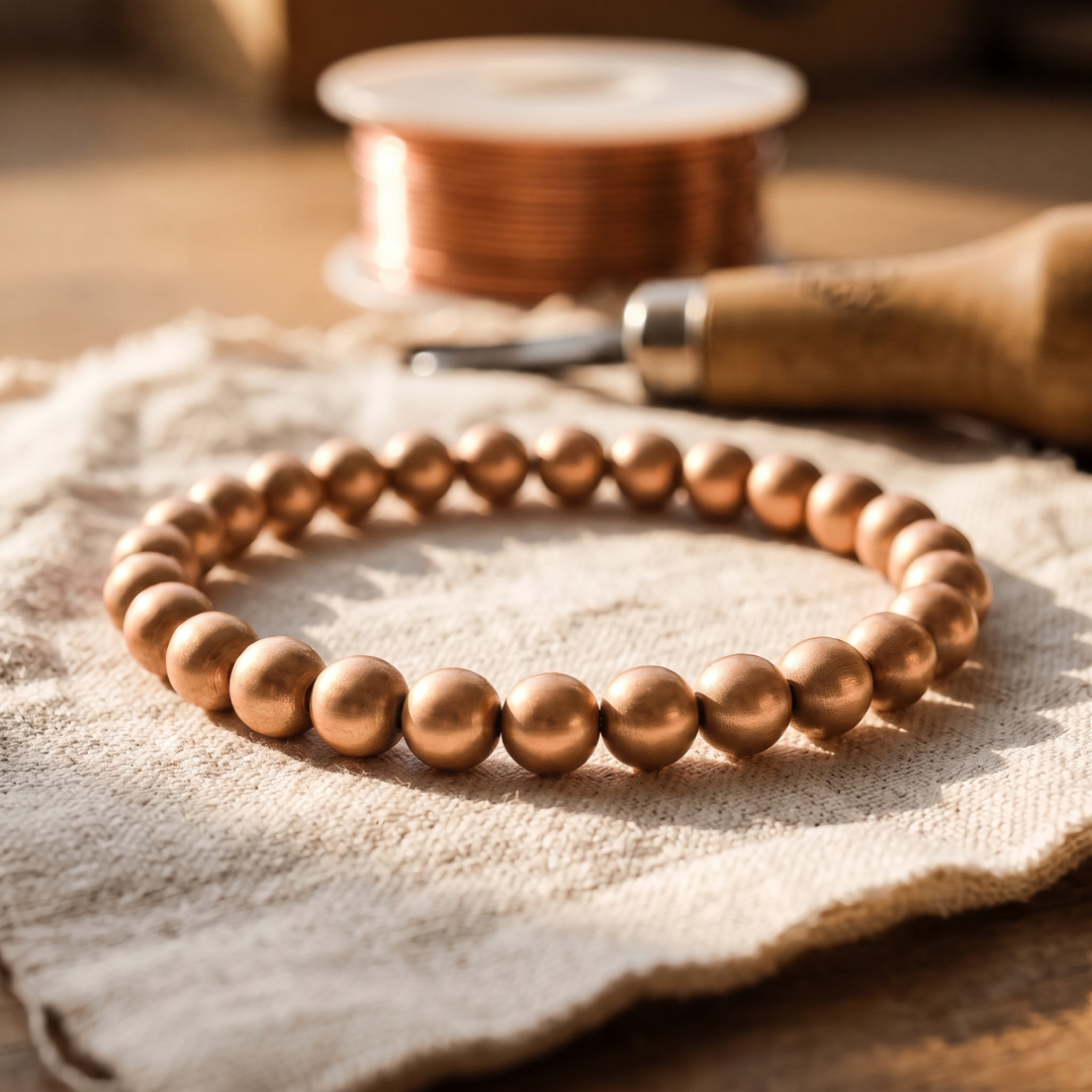 Parker's Bark Copper Bracelet