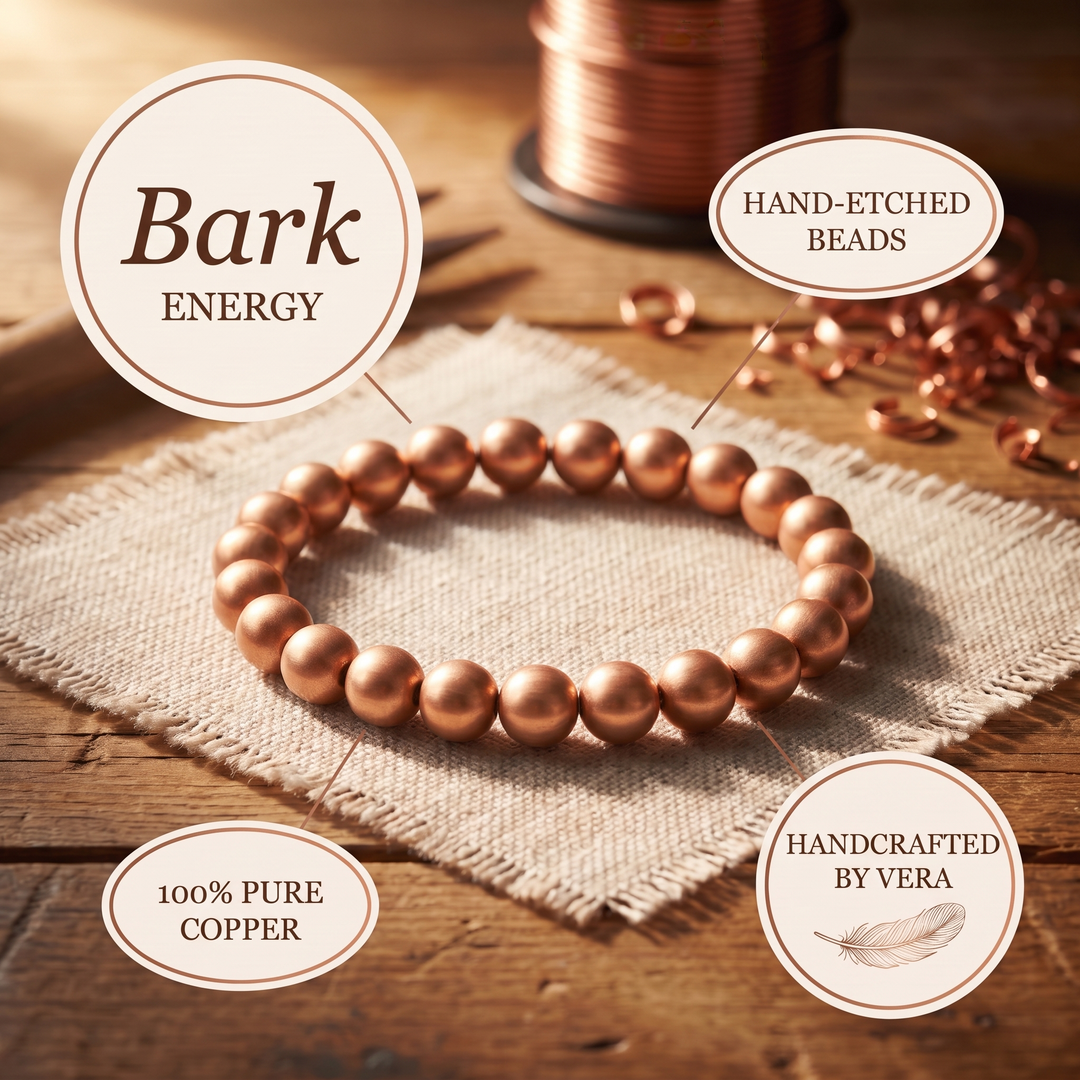 Parker's Bark Copper Bracelet