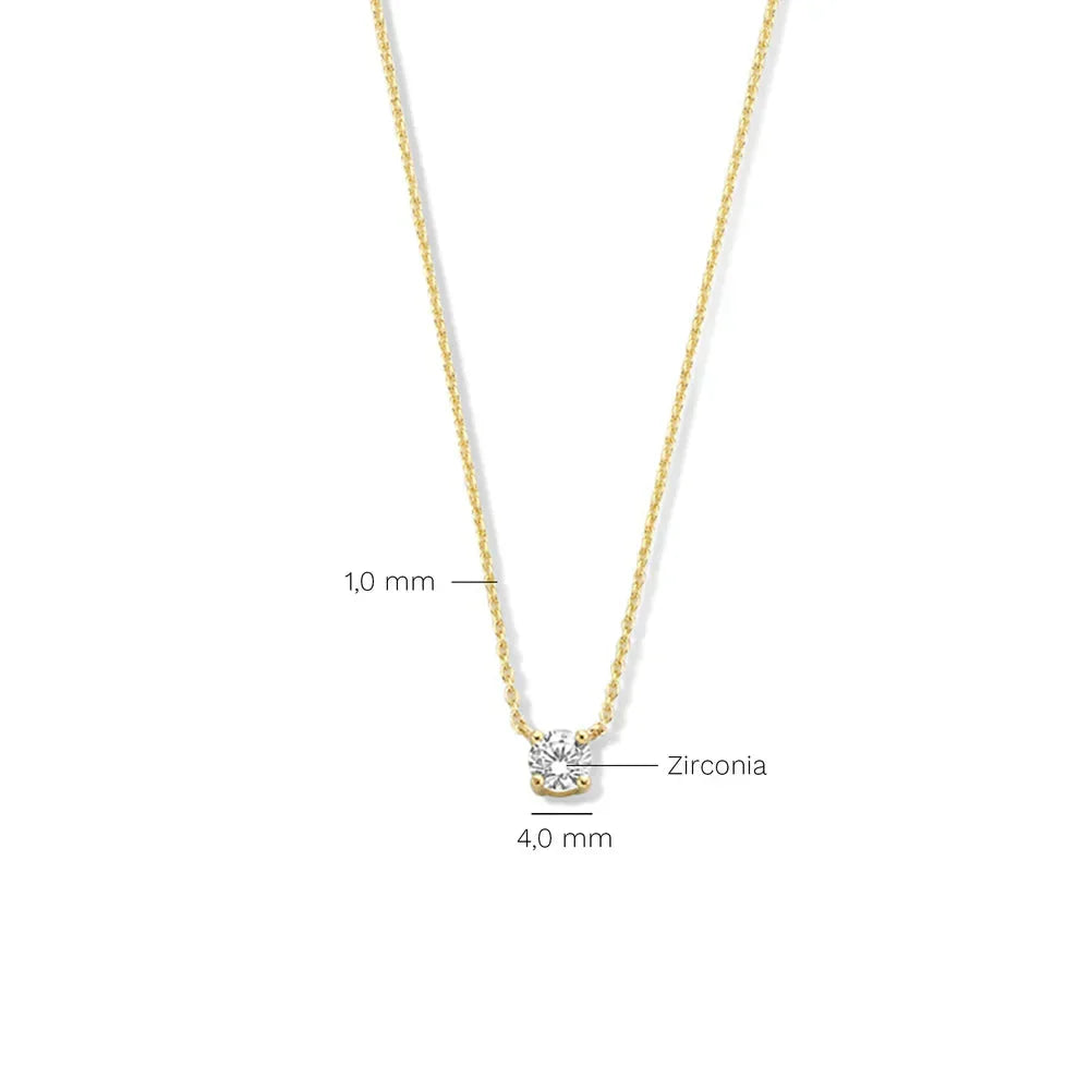 Cléa Moissanite Stone Necklace