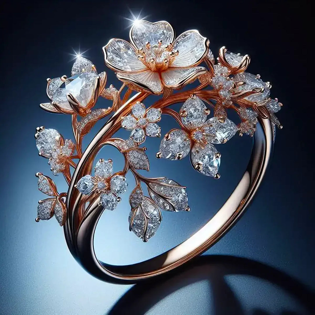 Bright Radiant Bloom Ring