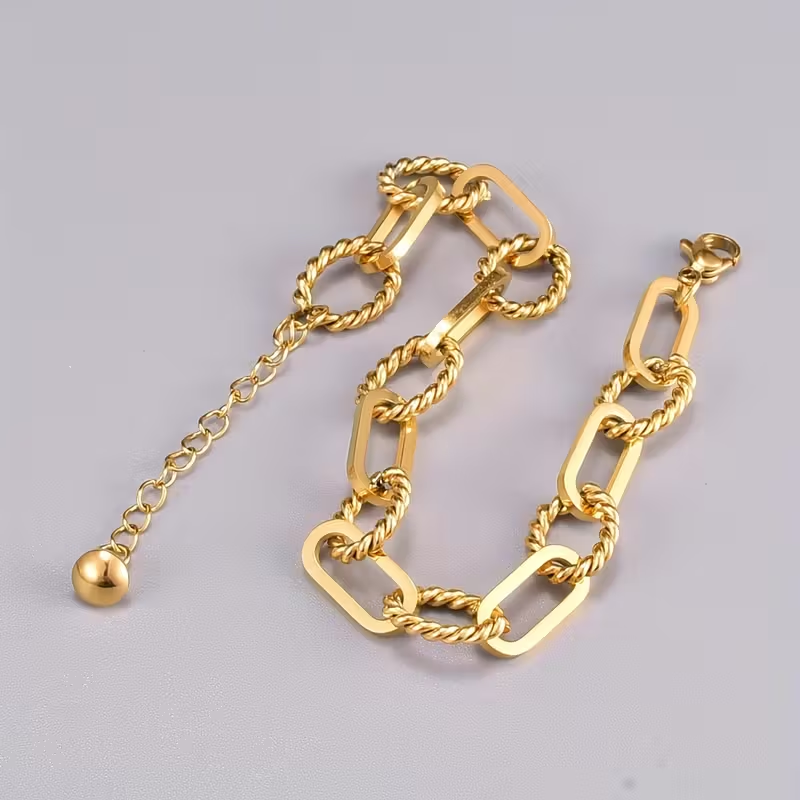 Vintage Twist Chain Bracelet