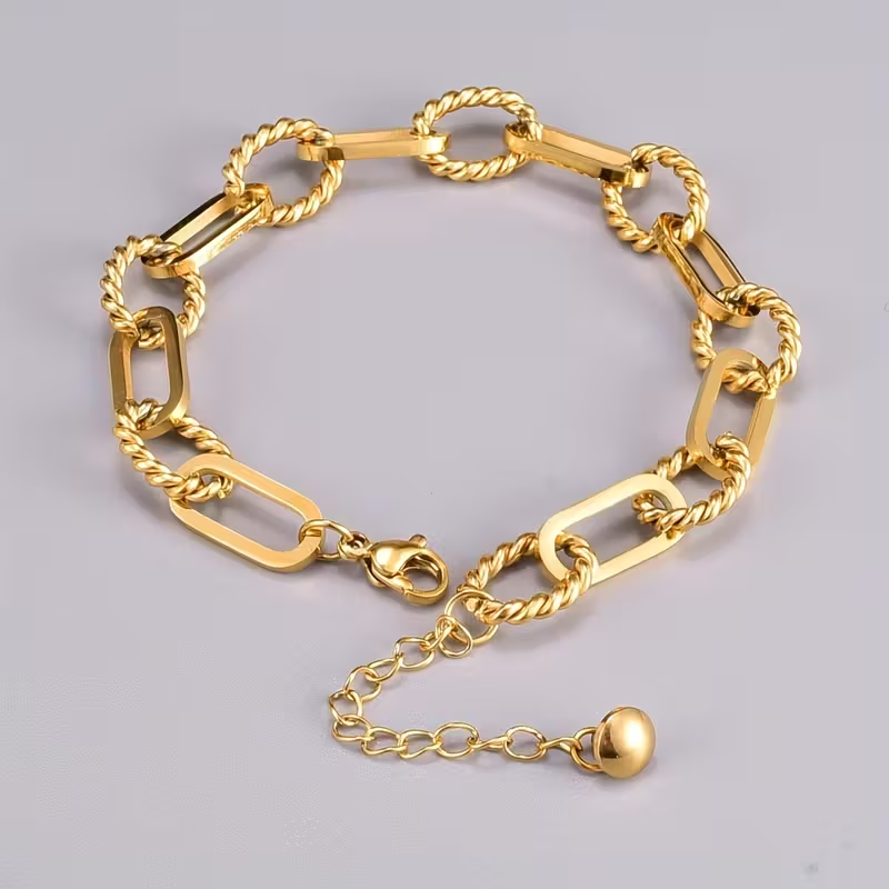 Vintage Twist Chain Bracelet