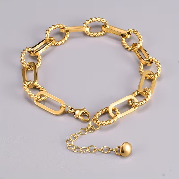 Vintage Twist Chain Bracelet