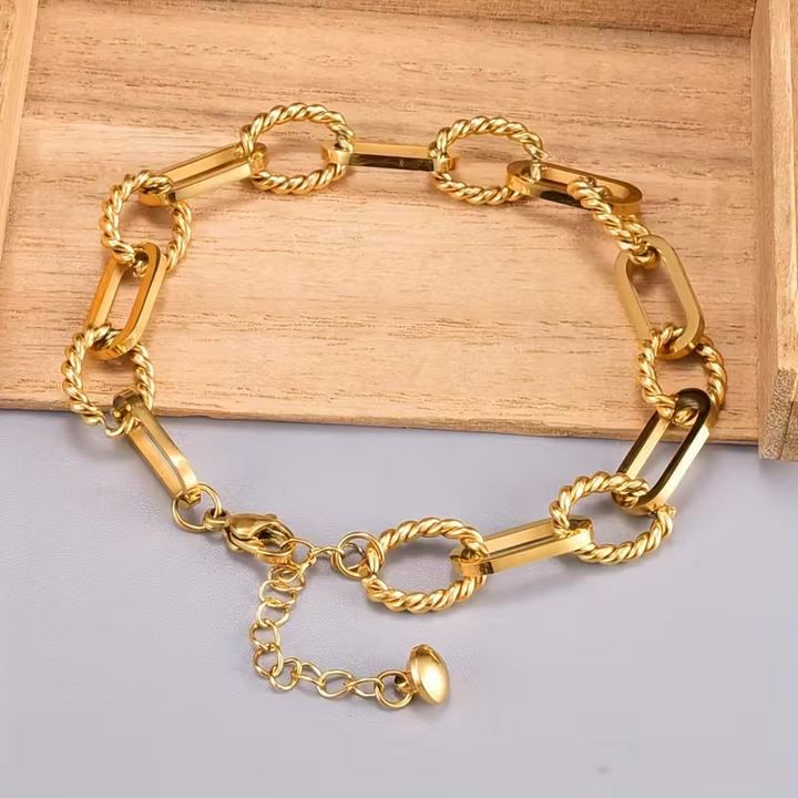 Vintage Twist Chain Bracelet