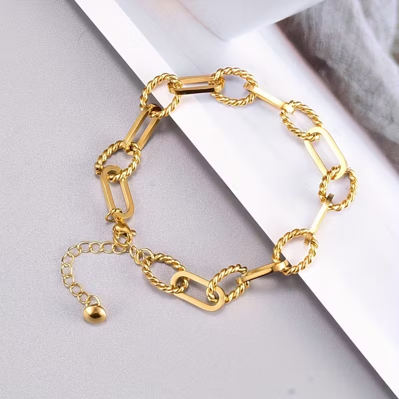 Vintage Twist Chain Bracelet
