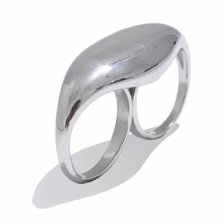 Timeless Gold-Tone Double Ring