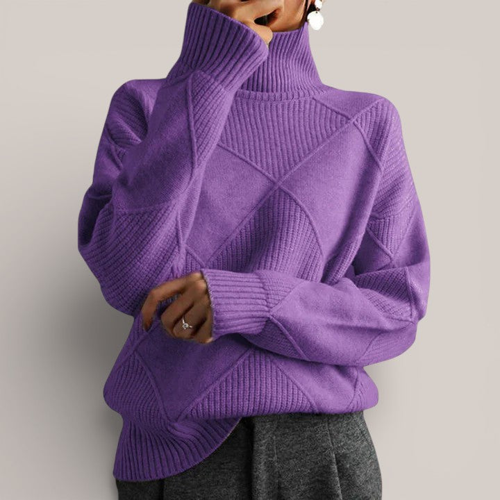 Léa | Refined Geometric Jumper