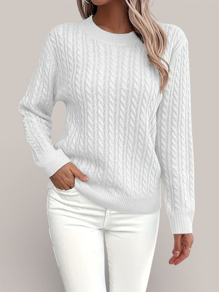 Camille | Classic Cable Knit Jumper