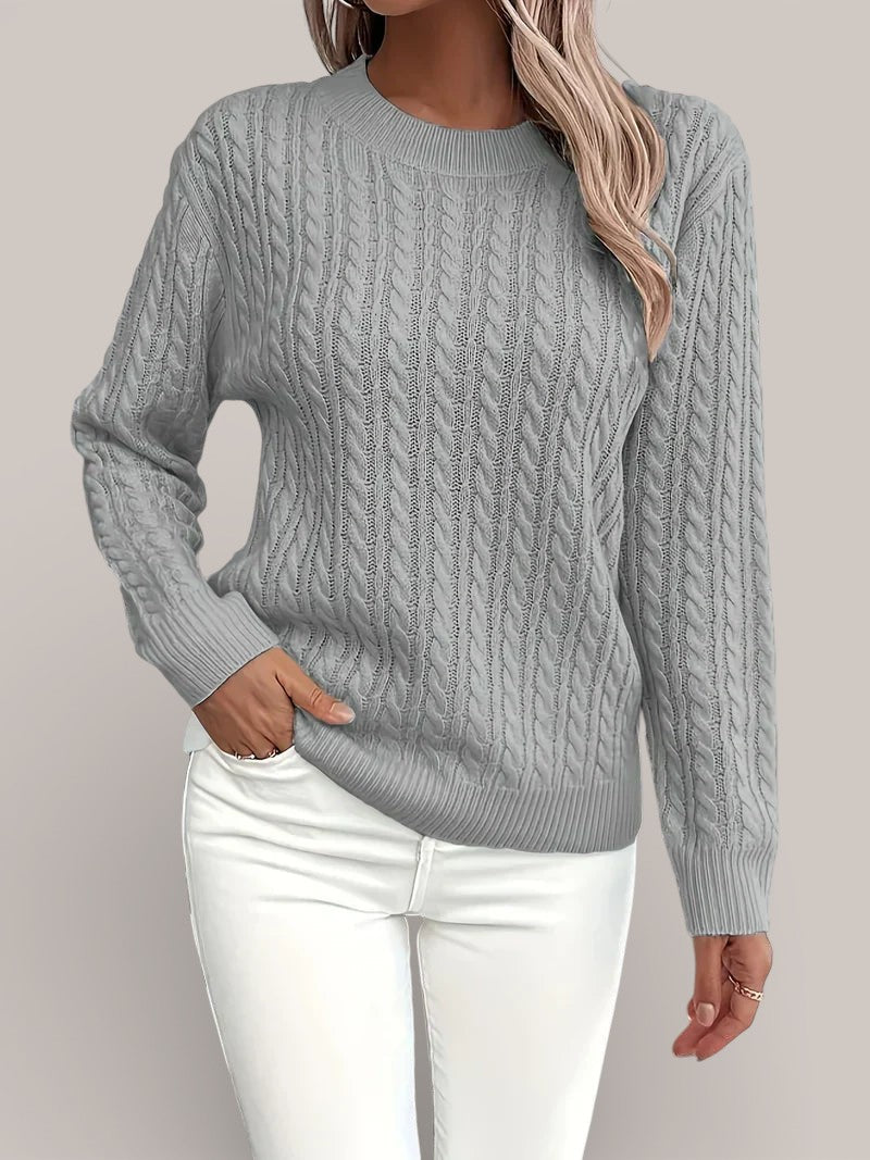 Camille | Classic Cable Knit Jumper