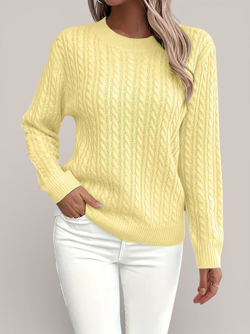 Camille | Classic Cable Knit Jumper