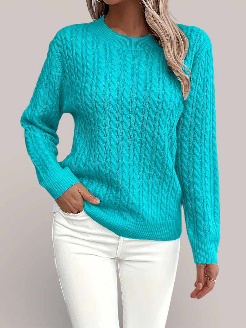 Camille | Classic Cable Knit Jumper