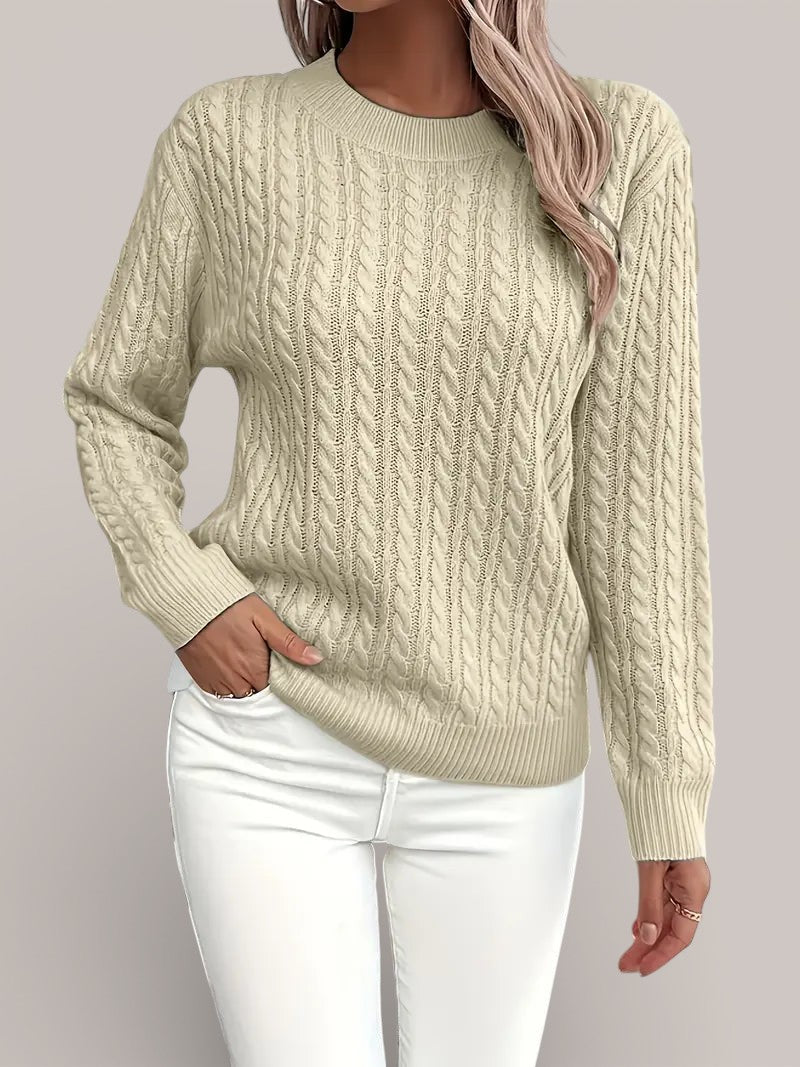 Camille | Classic Cable Knit Jumper