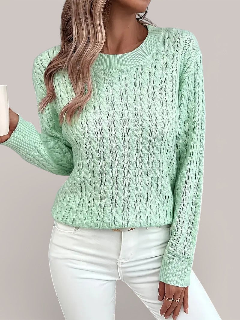Camille | Classic Cable Knit Jumper