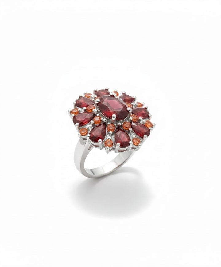 Scarlet Petal Ring