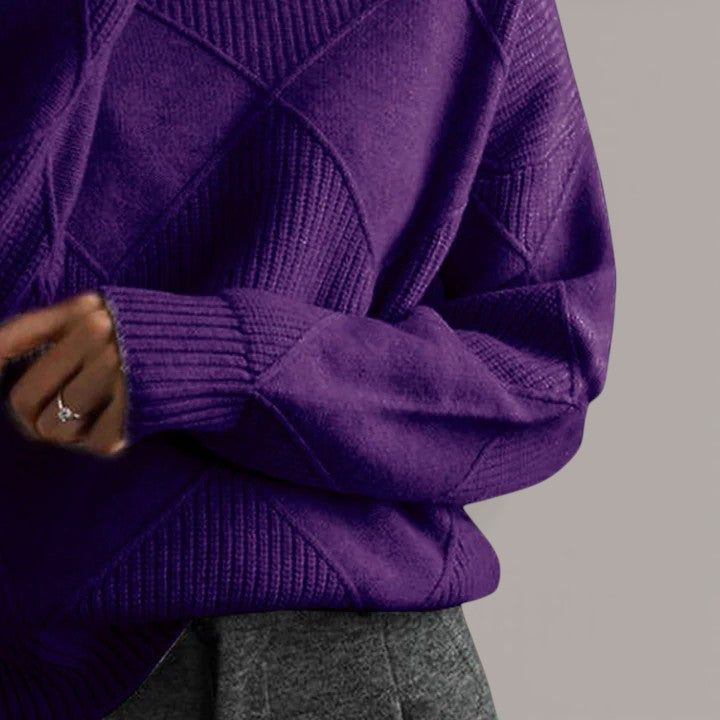 Léa | Refined Geometric Jumper