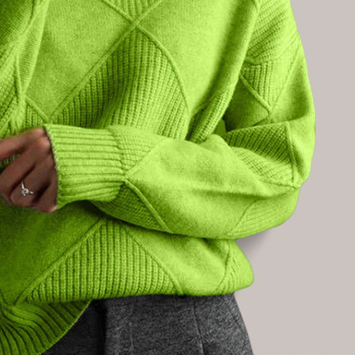 Léa | Refined Geometric Jumper