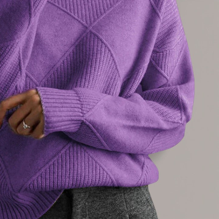 Léa | Refined Geometric Jumper