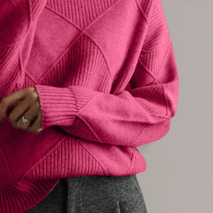Léa | Refined Geometric Jumper