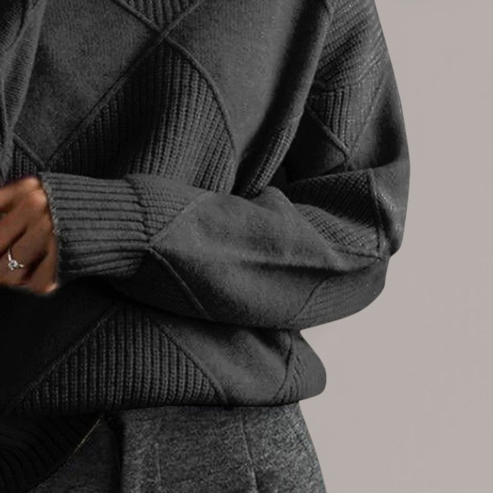 Léa | Refined Geometric Jumper